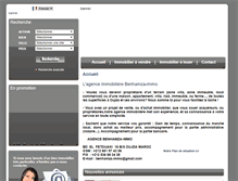 Tablet Screenshot of benhamza-immo.com